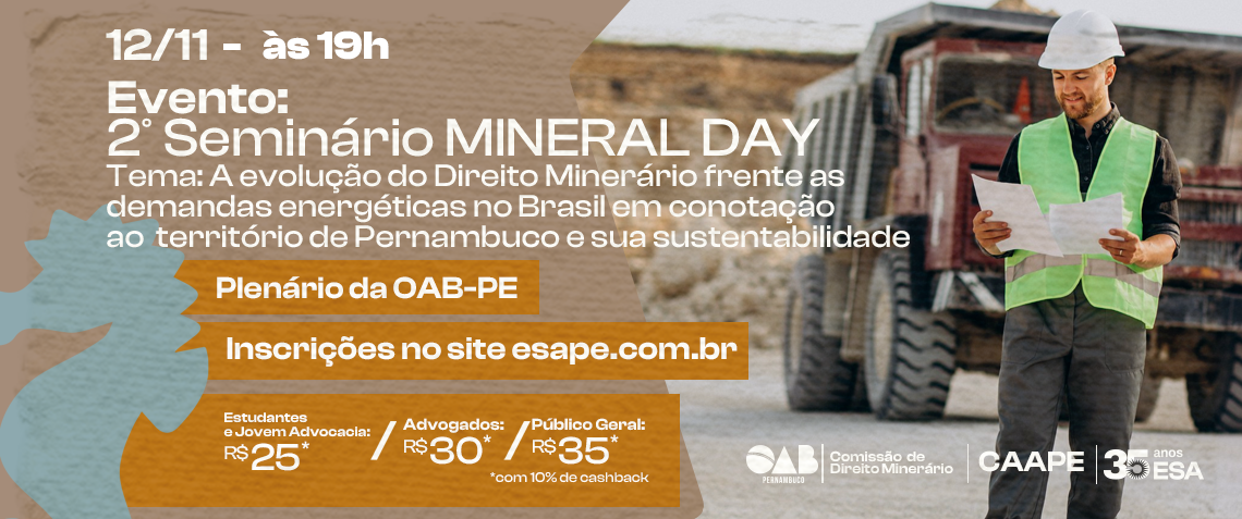 II Seminário MINERAL DAY