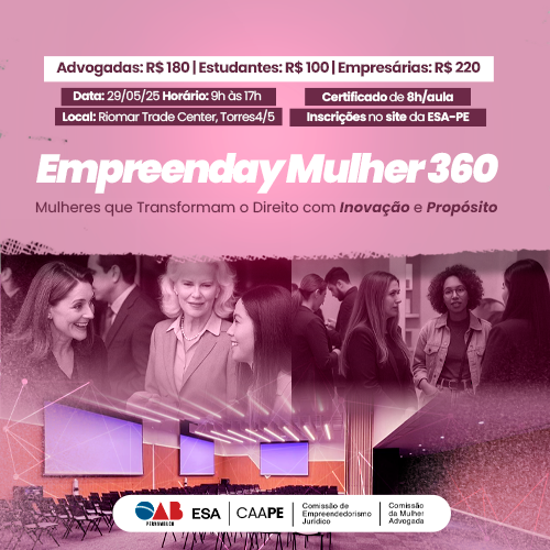 Dia: 29/05 - Empreenday Mulher 360