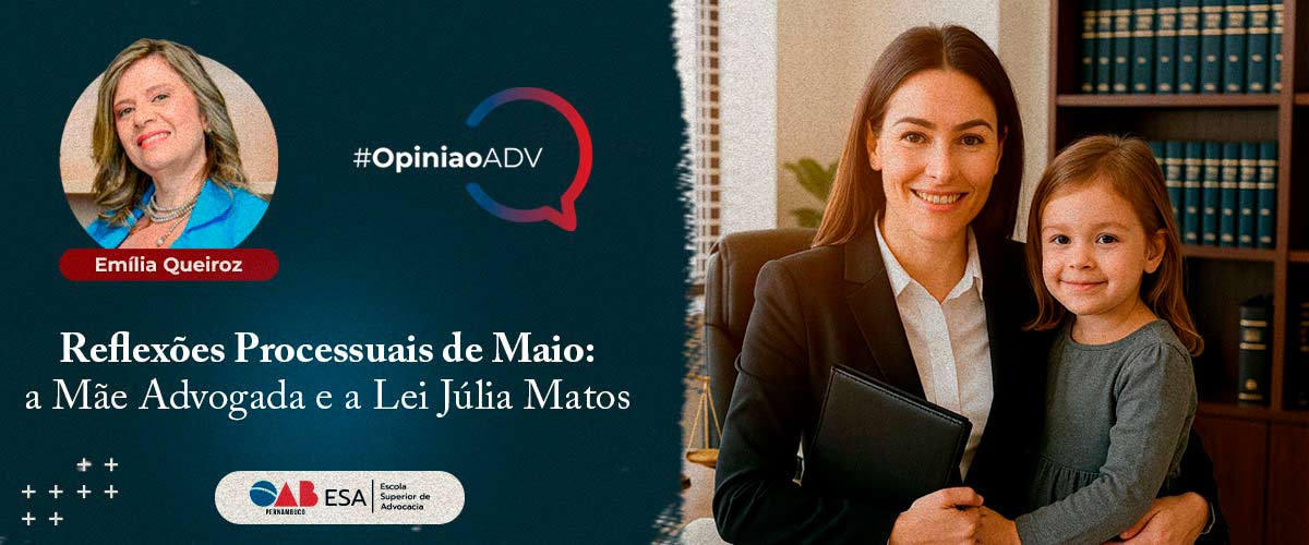 Reflexões Processuais de Maio: a Mãe Advogada e a Lei Júlia Matos